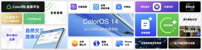 ColorOS 14发布：十年破壁前行，为6亿用户带来智慧流畅新体验