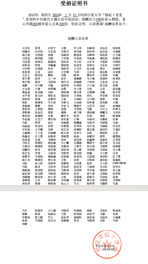 宁夏大学博雅书院  “三月花开·童心守护”校园公益主题活动  圆满结束啦！！！